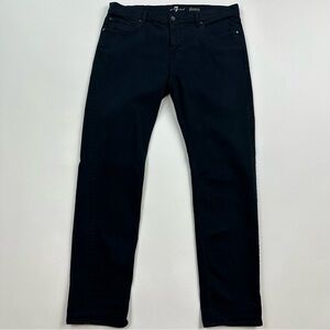 7 For All Mankind Slimmy Jean Slim Tapered Leg Jean in Navy Size 38